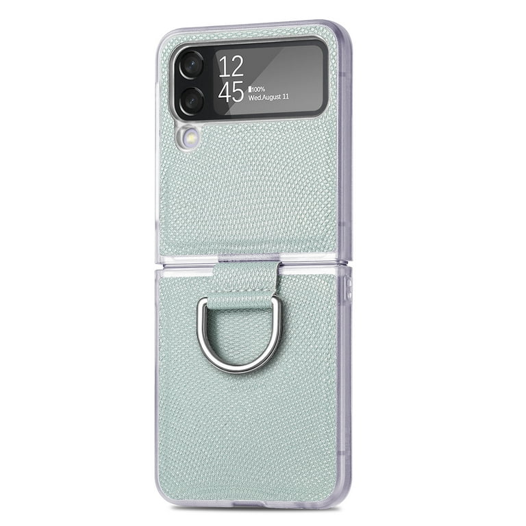 Samsung Galaxy Z Flip 4 Leather Back Cover Case - FXC