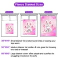 thumbnail image 5 of Faith Love Hope Manx Breast Cancer Awareness Survivor Cozy Fleece Blanket Cat Lover Kitten Owner Gifts Warm Soft Throw Blanket - 02017, 5 of 5