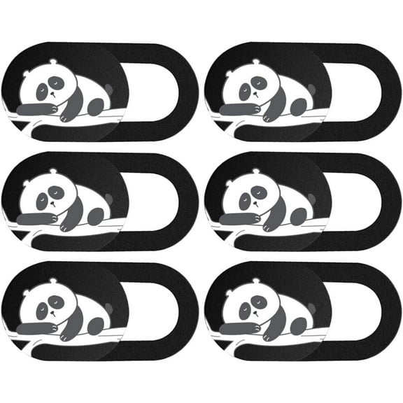 White Slides 6 Pcs Laptop Webcam Webcam Cover Sticker Blocker for Laptop Webcam Metal Camera Cover Slide Cover Webcam Privacy Computers Laptops