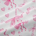 thumbnail image 5 of Manfei Pink Polkadot Bow Blackout Curtains,Kawaii Heart Print Window Curtains Pack of 2 (38x45 Each), 5 of 6