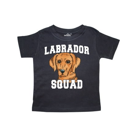

Inktastic Dog Labrador Squad Gift Toddler Boy or Toddler Girl T-Shirt
