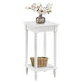thumbnail image 3 of French Country Kim End Table with Shelf in White Wood Finish, 3 of 8