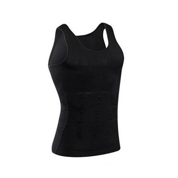 Fajas Para Hombres Hombres Shapewear Body Shaper Sports Chaleco Abdomen Belly Slim Corset (Negro L) Likrtyny Para Estrenar