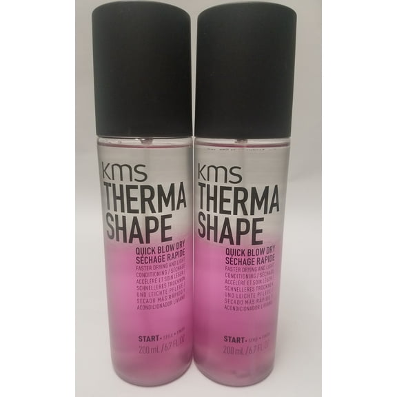 KMS Therma Shape Quick Blow Dry 6.7 oz. Pack of 2