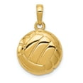 thumbnail image 1 of 14k Polished Open-Backed Volleyball Pendant in 14k Yellow Gold, 1 of 3
