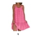 thumbnail image 2 of Vestido Bohemio Elegante Qarigey para Mujer Maxi Fuera del Hombro Rosa L, 2 of 5