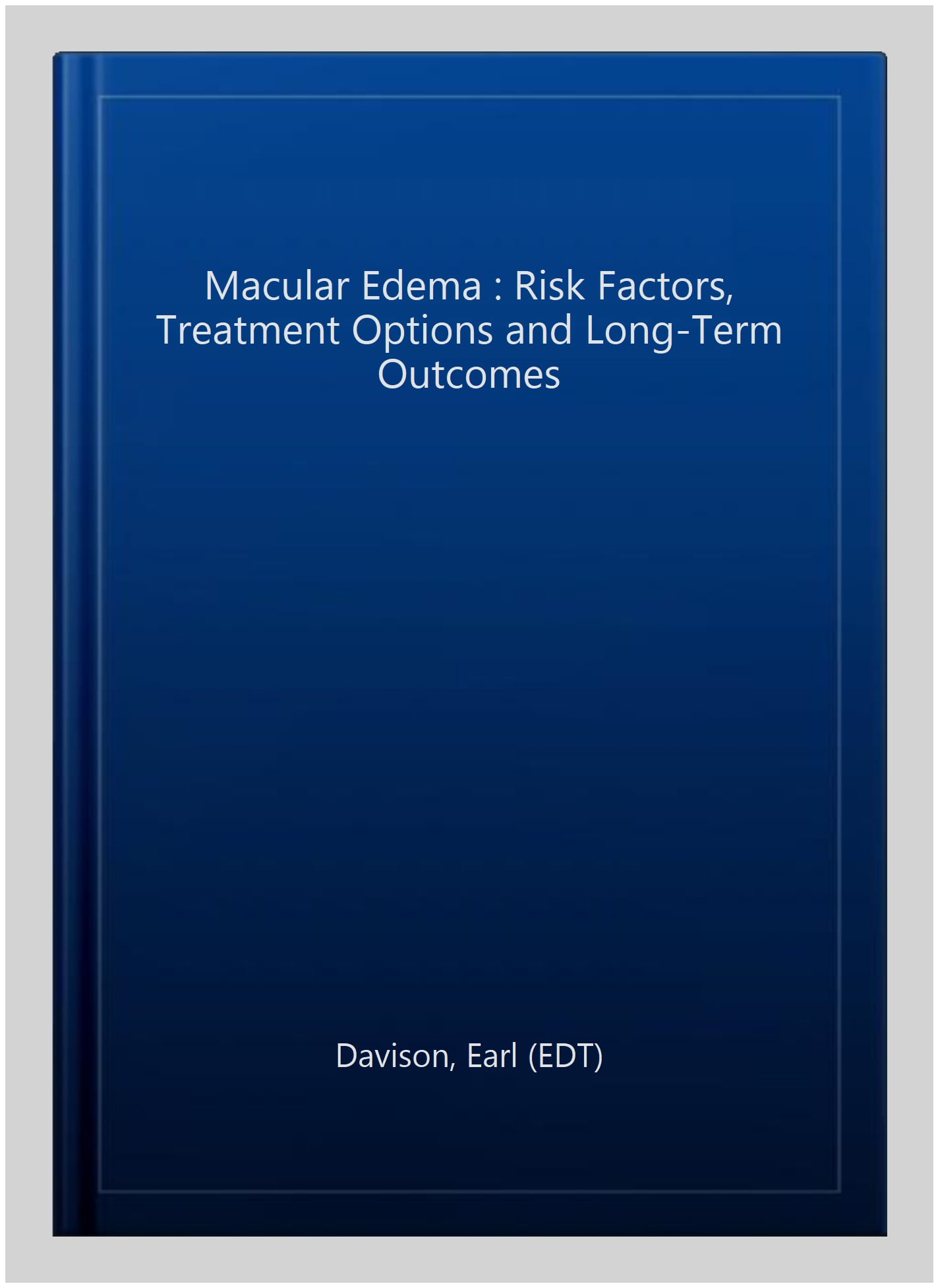 Pre-Owned Macular Edema : Risk Factors, Treatment Options and Long-Term ...
