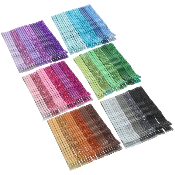 ELAYARD 144Pcs Bobby Hairpins Metal Hair Clips Assorted Colors for Thick and Fine Hair Styling