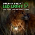 thumbnail image 2 of Collar de choque para perros con control remoto, collar eléctrico de entrenamiento para perros, recargable a prueba de agua, collar de choque para perros de 3150 pies con luz LED, pitido, 2 of 5
