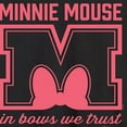 thumbnail image 3 of Disney - Minnie Mouse - In Bows We Trust - Men's Long Sleeve T-Shirt, 3 of 5