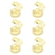 thumbnail image 5 of 6 clips para gestión de cables, soporte para cables de escritorio, organizador de cables giratorio de 360 degree. Amarillo, 5 of 9