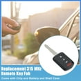 thumbnail image 2 of Unique Bargains 315 MHz 4 Buttons Keyless Entry Remote Key Fob Fit for Mitsubishi Lancer 2016-2017 Black, 2 of 7