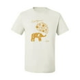 thumbnail image 2 of Cute Elephant Love Imagine Inspirational/Christian Men's Graphic T-Shirt, White, 4XL, 2 of 3