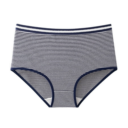Clearance & Promo Women s High Waisted Briefs  Cotton Underwear  Striped Design  Large Fit  Comfortable  Seamless  Everyday Wear  Breathable  Fashionable  For Women  Plus Size Sweatpants
