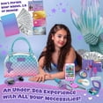 thumbnail image 3 of Set de monedero para niñas con forma de estrella, princesa y sirena, 3 of 6