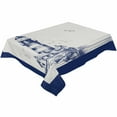 thumbnail image 2 of Lighthouse Tablecloth Rectangle Table Cloth 60x84 , Waterproof Tablecloth Outdoor Table Cloth, Ocean Seagull Vintage Navy Blue Coastal Boat Washable Table Cover for Kitchen Dining Party, 2 of 8