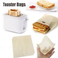 thumbnail image 1 of LEEYNEER Clearance 5Pcs Toaster Bags Reusable For Grilled Cheese Sandwich Non Stick Heat Khaki, 1 of 4
