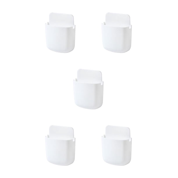 Soporte de pared Cateissary con mando a distancia para baño y dormitorio organizador de plástico