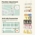 thumbnail image 3 of 8-Tier Over the Door Pantry Organizer, Metal Hanging Storage Shelves for Kitchen, Bathroom & Laundry Room, 3 of 8