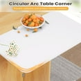 thumbnail image 5 of Folding Dining Table, Versatile Drop Leaf Dining Table with Lockable Wheels and Storage, Space Saving Extendable Dinner Table with Drawer, Kitchen Table for Small Spaces, 5 of 18