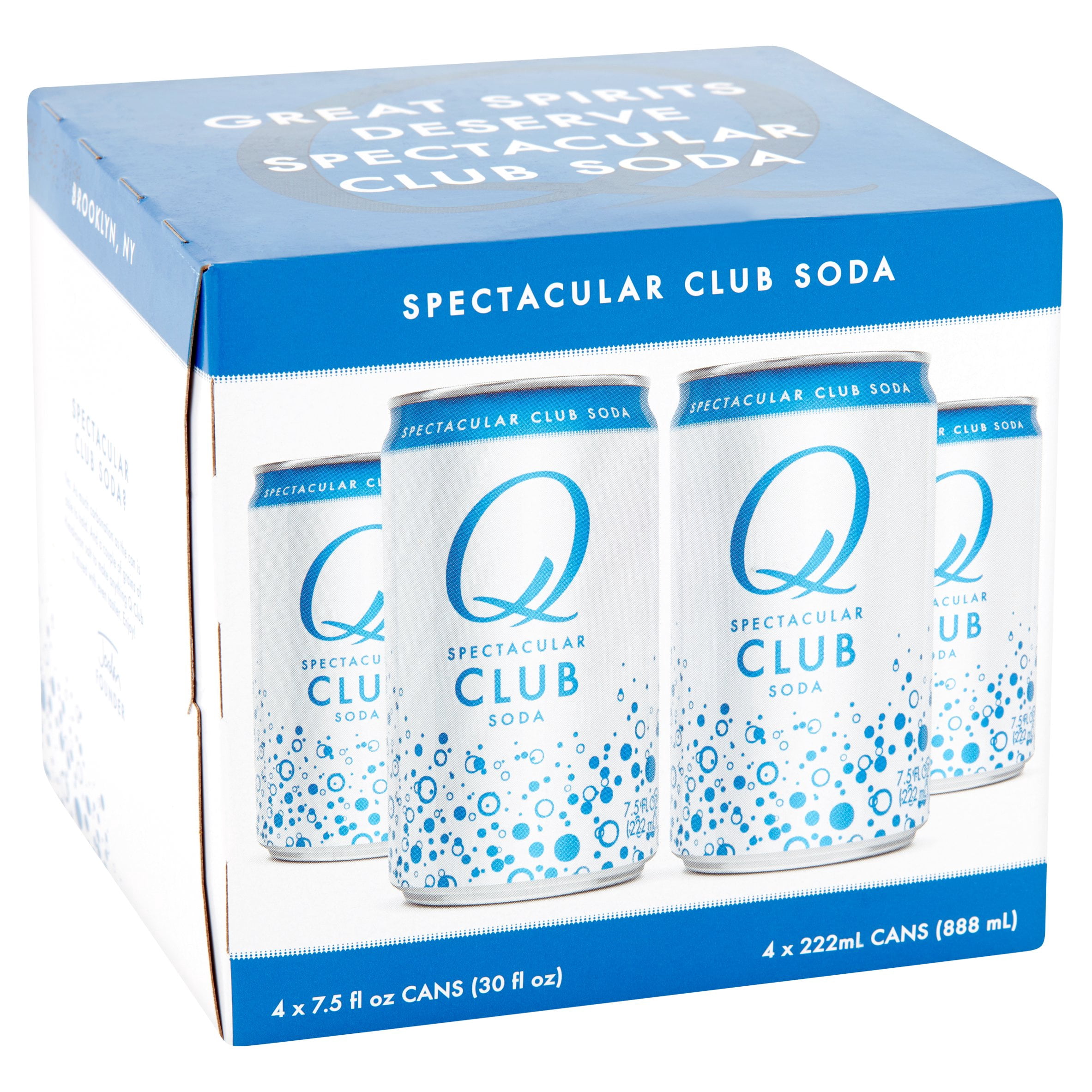 Q Tonic Club Soda 4Pk,30 Fo (Pack Of 6)