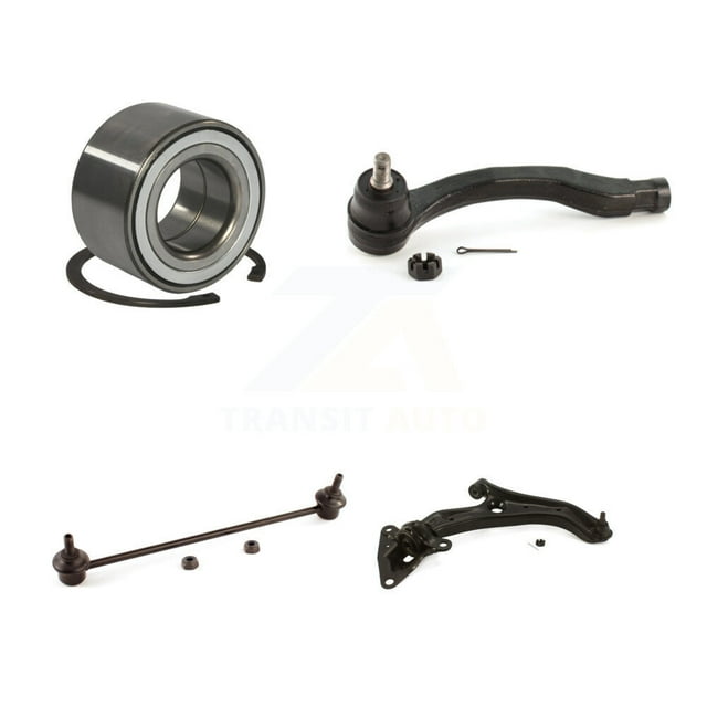 Transit Auto Bras de Commande Inférieur de Suspension de Roulement de Roulement avant Droit avec Rotule Kit de Liaison de Barre de Stabilisation et d'Extrémité de Biellette pour Voiture Honda Fit K7T-103550