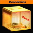 thumbnail image 3 of Calentador exterior Buyplus 1500 W portátil eléctrico Space Yellow, 3 of 8