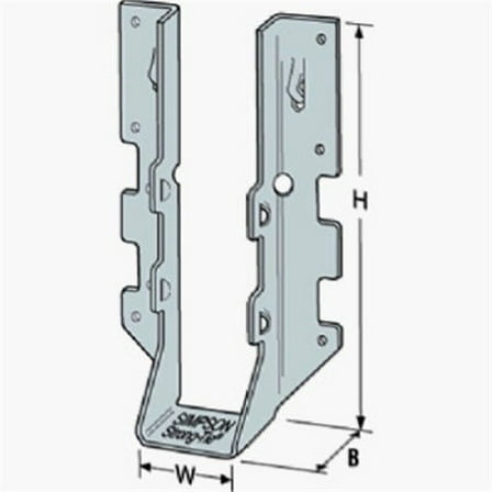 Simpson Strong Tie LUS28-2Z 2 x 8 in. Face Mount Joist Hanger, Double
