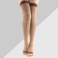 thumbnail image 1 of Bas de Compression à Bout Ouvert, Cuisse Haute, Sans Orteils, Bas de Compression pour le Sommeil, Bas et Bas pour Femmes, 1 of 7