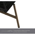thumbnail image 5 of Grand Patio Helan Modern 2-Seat Wicker Loveseat with Cushion, Gray, 5 of 8