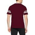 thumbnail image 2 of Sleeve Stripe Jersey L Maroon/White, 2 of 3