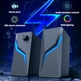 thumbnail image 2 of Altavoces para juegos de PC ROSON Computer con graves mejorados USB, 2 of 7
