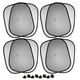 thumbnail image 1 of 4 pares de ventanas de coche Sol de sol cortinas accesorios para automóviles para automóviles, 1 of 6