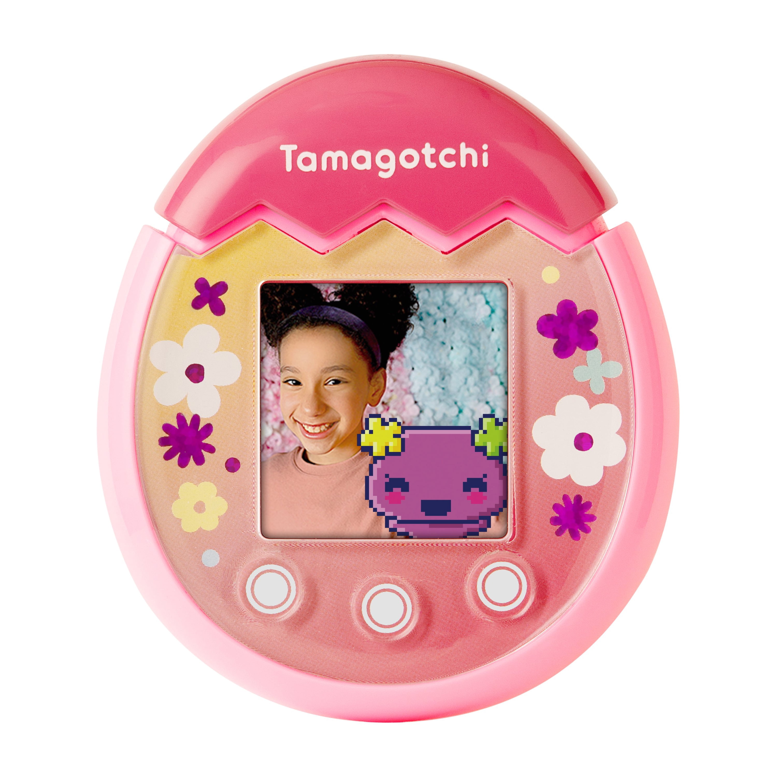 tamagotchi bandai 20th anniversary pink yellow blue orange egg virtual pet 