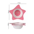 thumbnail image 3 of Platos de comida de fibra de bambú para niños, cuenco de alimentación para bebés a prueba de caídas, vajilla de dibujos animados para niños pequeños, cuencos de sopa adicionales, 3 of 5