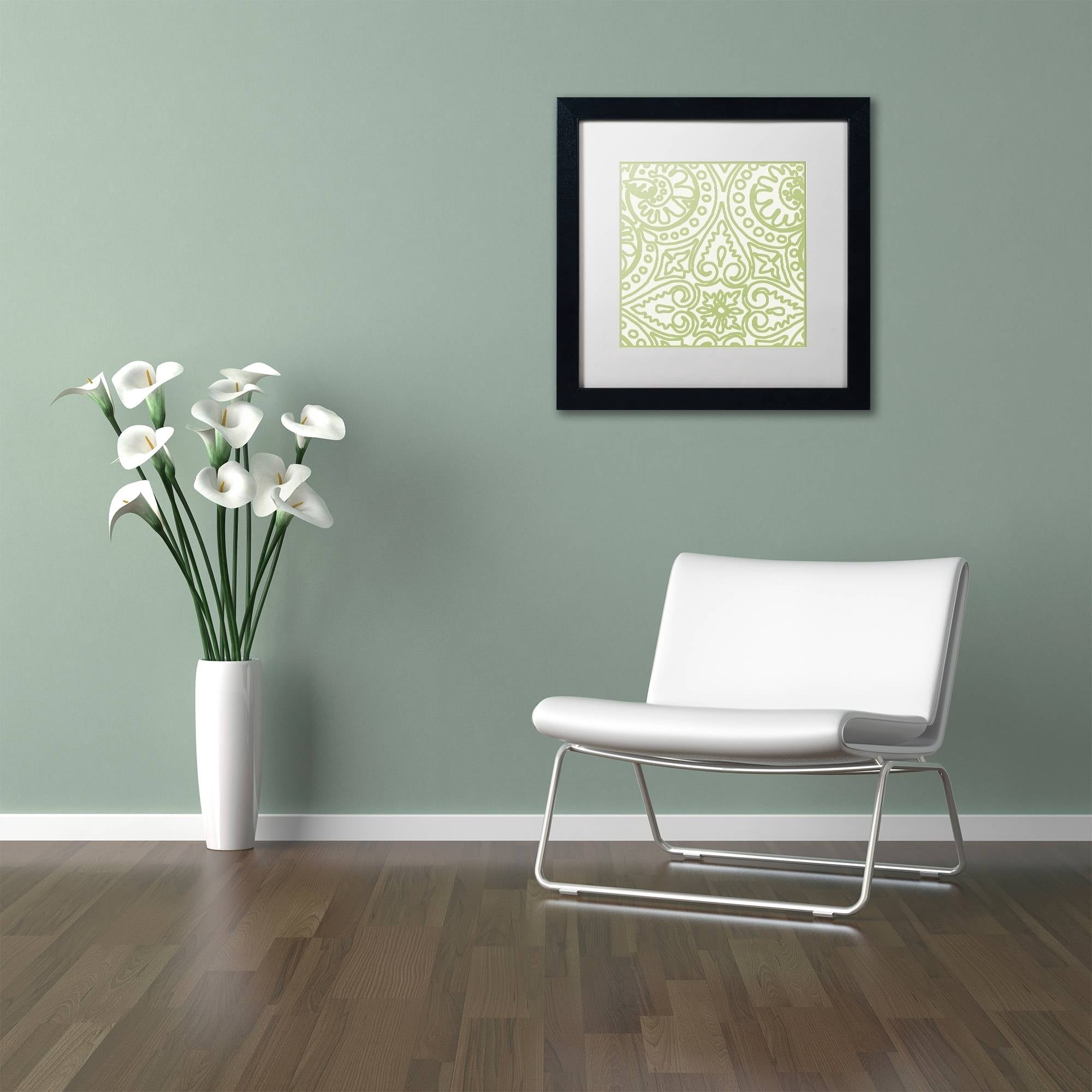 Trademark Fine Art "Dulce IV" Canvas Art by Color Bakery White Matte, Black Frame