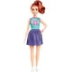 thumbnail image 1 of Barbie Fashionistas Doll #232 with Red Hair, Wearing Sporty “B” Jersey Top and Pleated Purple Skirt with Watch and Sneakers, 1 of 5