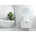 thumbnail image 3 of Modern Mirrors Corona Round Lighted Bathroom Vanity Mirror with IP44 Rating and Dimmable Lighting, 3 of 6