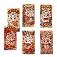 thumbnail image 2 of hengsof 6 Pcs 2025 Nouvel An Chinois Enveloppes Rouges Année du Serpent Enveloppes Rouges Paquet d'Argent Chanceux pour Festival de Printemps, 2 of 9