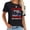 Black, variant on Catcher Because Pitchers Need Heroes Too Baseball Stylish Graphic Tees for Women - Soft and Comfortable Short Sleeve Shirts