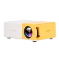 thumbnail image 4 of HD Projector, 800:1 Contrast Yellow Mini Projector 1080p Mini Compact With Speakers For Bedroom For Outdoors EU Plug, 4 of 8