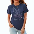 thumbnail image 1 of Camiseta Talovee Magical Magic Kingdom para Mujer Azul Oscuro Talla M, 1 of 3