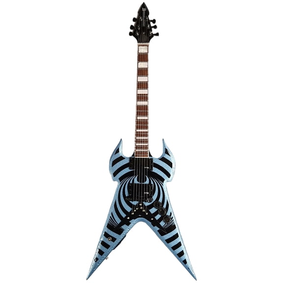 Axe Heaven Mini Guitar Replica ZW-010 Warhammer Pelham Blue Vertigo