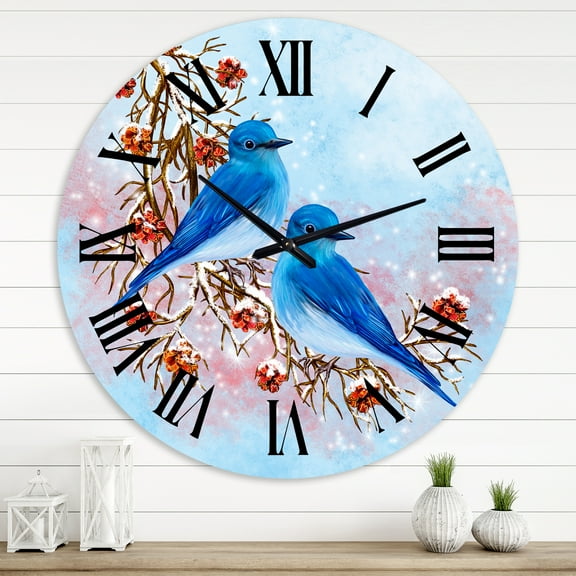 Designart 1 in Quartz Traditional Wall Clock