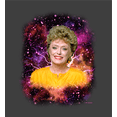 thumbnail image 2 of Golden Girls Blanche Galaxy Headshot Crew Neck Short Sleeve Men's T-shirt-3XL, 2 of 3