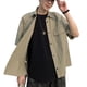 thumbnail image 4 of Camisa con cuello vuelto,Camisa de media manga para hombre, Camisa suelta para hombre, Camisa de media manga para niño, Diseño elevado, 4 of 8