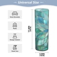 thumbnail image 2 of Clear Flower Vase Centerpieces Plastic Cylindrical Vases Home Wedding Decor 4"x12" Floral Stained Glass, 2 of 6