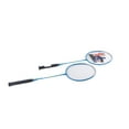 thumbnail image 3 of Badminton Racket Sport Set of 2, Badminton Racket Aluminum Badminton Racket with Nylon Handle and Racket Bag for Amateur Classes Family Entertainment, Type 1012, 3 of 8