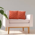 thumbnail image 6 of XIBUFE 2026 New Decorative Throw Pillow for Couch 18X18 Inches Boho Bed and Sofa Accent Pillows,Indoor Decor Pillows for Living Room Bedroom,Throw Pillows Under 5$,Pack of 1,Orange, 6 of 7