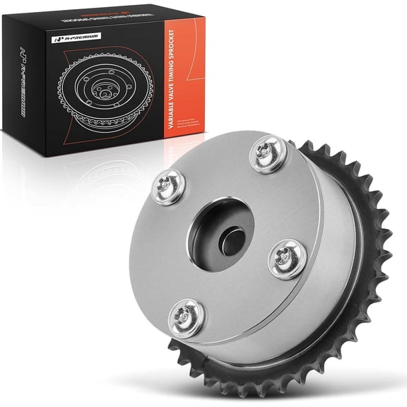 A-Premium Intake Variable Valve Timing Sprocket Cam Phaser Compatible with Kia Sorento 2014-2018, Sedona 2015-2018, Cadenza, K900 & Hyundai Santa Fe 2013-2018, Genesis, Azera, Replace# 243503CGA0